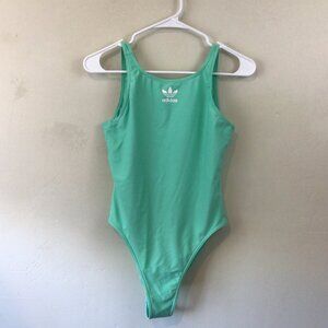 Adidas Mint Green Cheeky One Piece Ladies M